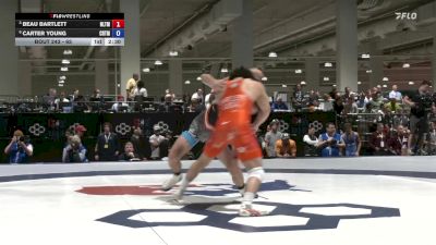 65 lbs Quarters - Beau Bartlett, NLWC/TMWC vs Carter Young, Cowboy RTC/ Titan Mercury Wrestling Club (TMWC)