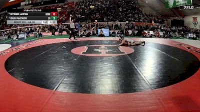 4A 98 lbs Semifinal - Ryker Layne, Homedale vs Gus Packer, Snake River