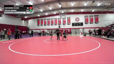 117 lbs Placement (4 Team) - Alexandra Flood, Skyline College vs Mollie Jimenez, East Los Angles College