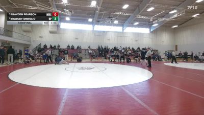 215 lbs Semifinal - Bradley DiMiglio, Malvern Prep vs Brayden Pearson, Mercersburg Academy