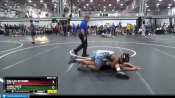 132 lbs Round 8 (10 Team) - Dallas Schorr, D3TC vs Chris Nice, Mavericks
