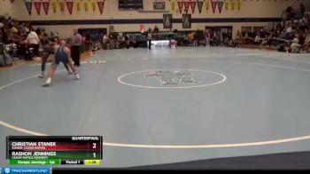 160 lbs Quarterfinal - Christian Stanek, Xavier, Cedar Rapids vs Rashon Jennings, Cedar Rapids Kennedy