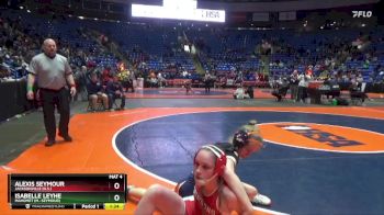 120 lbs Champ. Round 1 - Isabelle Leyhe, Mahomet (M.-Seymour) vs Alexis Seymour, Jacksonville (H.S.)