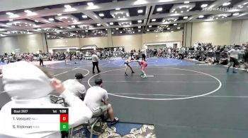 132 lbs Quarterfinal - Teegan Vasquez, Kalispell WC vs Skyler Hickman, Aces Wr Ac