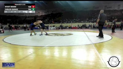 Consi Of 16 #1 - Wyatt Brand, Team Choctaw vs Carlos Quiroz, Tough N Technical Wrestling Club