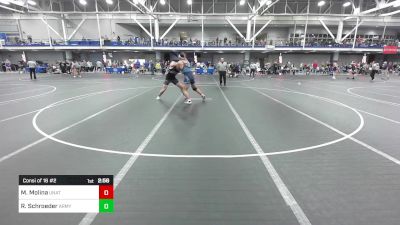 197 lbs Consi Of 16 #2 - Michael Molina, Unattached-Sacred Heart University vs Reid Schroeder, Army Prep
