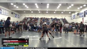 123 lbs Quarterfinal - Jazmyn Marin-Arista, C-Quence vs Jewelysa Funakoshi, Cerritos Club