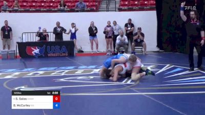 120 lbs Cons 16 #2 - Silvana Salas, Champions Wrestling Club vs Brooke McCurley, 512 Outlaw Wrestling