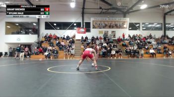157 lbs Cons. Round 3 - Rylinn Hale, Olivet vs Grant Brewer, Wabash