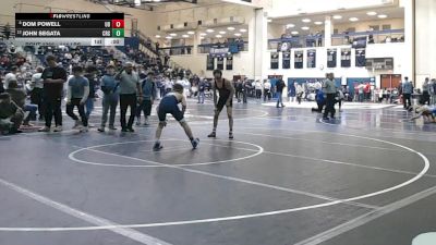 114 lbs Consi Of 4 - Dom Powell, Upper Dublin vs John Segata, Council Rock South