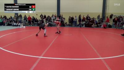 85 lbs Champ. Round 2 - Hayes Bakken, Immortal Athletics WC vs August Kruse, Centennial Youth Wrestling