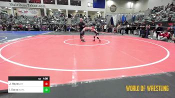 49 lbs Consi Of 8 #1 - Jackson Reyes, RedWave Wrestling vs Izrael Garza, Wapato