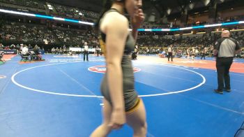 145 Class 1 lbs Semifinal - Addyson Shepherd, Ft. Zumwalt East vs Breanne Gibbs, Moberly
