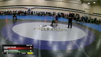 136 lbs 1st Place Match - Diana Dzasezeva, Northern Michigan University vs Hannah Palise, Albion