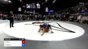 145 lbs Rnd Of 128 - Sam Aiken, Washington vs Nicholas Egbalic, Nevada