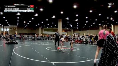 55 lbs Quarters & 1st Wb (16 Team) - Isabella Pepper, Not Plain Jane`s vs Skylar Morrison, Team Arkansas
