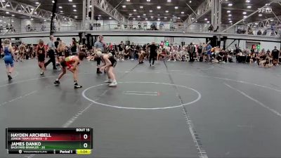 88 lbs Round 4 (8 Team) - Hayden Archbell, Junior Terps Express vs James Danko, Backyard Brawler