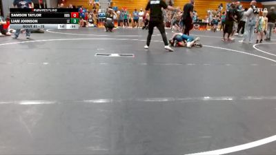 75 lbs 3rd Place Match - Samson Taylor, No Worries Acadamy vs Liam Johnson, Legacy Elite Wrestling Club