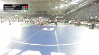 Boys 1A 175 lbs Champ. Round 1 - Levi Russell, Elma vs Caesar Stuart, Colville