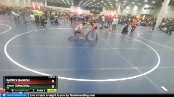 138 lbs Cons. Round 6 - Ryan Tomazevic, WI vs Patrick Ransom, CO