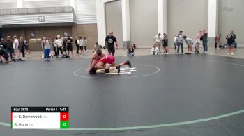 129 lbs Cons. Round 3 - Christien Damewood, Kokomo vs Brady Muha, Michigan West