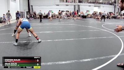 150 lbs Round 2 (8 Team) - Stephen Bialek, Lost Boys vs Kraig Bolte, VA Team Predator