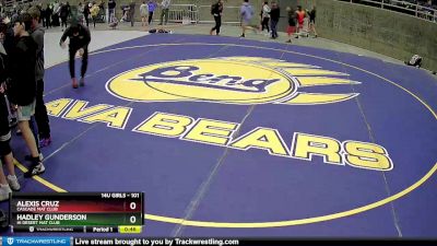 101 lbs Round 2 - Alexis Cruz, Cascade Mat Club vs Hadley Gunderson, Hi Desert Mat Club