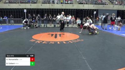 158 lbs Semifinal - Anthony Romaniello, Flemington, NJ vs Brendon Colbert, Hegerstown, MD