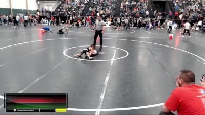 49 lbs Quarterfinal - Isaac Lorenzo, FoxFit vs Mylz Bazer, Nebraska Wrestling Academy