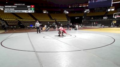 149 lbs Rr Rnd 5 - Antonio Avila, Unattached-Wyoming vs Kayd Craig, Utah Valley