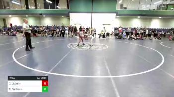 75 lbs Consi Of 4 - Cruz Little, VA vs Brian Corbin, VA