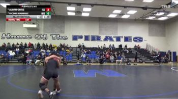 125 lbs Quarterfinal - Victor Ramirez, Modesto College vs Alijah Ortiz, Fresno City College