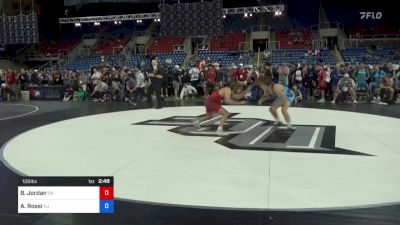 120 lbs Rnd Of 16 - Beric Jordan, Oklahoma vs Anthony Rossi, New Jersey