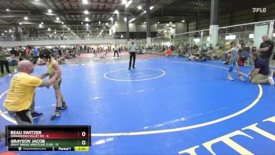 65 lbs Finals (2 Team) - Grayson Jacob, GREAT BRIDGE WRESTLING CLUB vs Beau Switzer, SHENANDOAH VALLEY WC