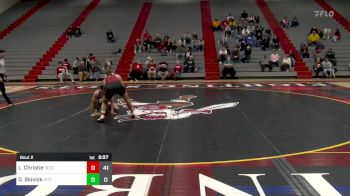 184 lbs Rr Rnd 2 - Landon Christie, Seton Hill vs Dj Slovick, Pitt Bradford