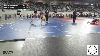 92 lbs Quarterfinal - Willow Underwood, McAlester vs Krislee Stout, Little Axe Takedown Club