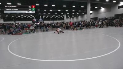 120 lbs Cons. Rd Of 16 - Issac Torres, California vs Wade Stubbs, Wichita Training Center