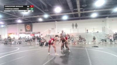 58 lbs 3rd Place - Frankie Carrasco, Tucson Cyclones vs Maverick Lederer, Rising Sun WC