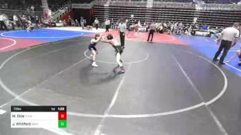 73 lbs Semifinal - Mason Ekle, Team Alaska vs Johnny Whitford, Westlake