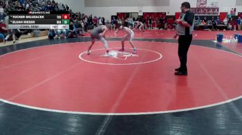145 lbs Cons. Semi - Tucker Skluzacek, Tri-City United vs Elijah Rieser, New Ulm Area