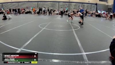 105 lbs Round 5 (8 Team) - Wyatt Newton, FCA Hurricanes vs Jack Craig, Hanover Hawkeye