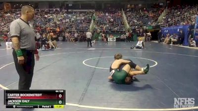 4A 126 lbs Quarterfinal - Jackson Ealy, Green Hope vs Carter Bockenstedt, Weddington