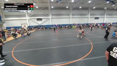 126 lbs Cons. Round 8 - Mason Haines, Unattached vs Nathan Manos, Roundtree Wrestling