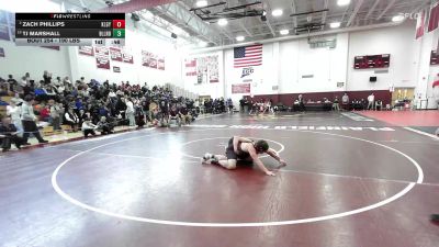 190 lbs Consi Of 8 #1 - Zach Phillips, Killingly vs Tj Marshall, Bullard Havens*