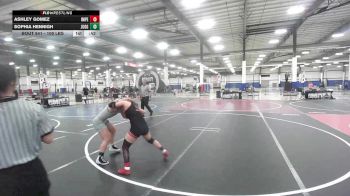 109 lbs 2nd Place - Ashley Gomez, Imperial Tigers vs Sophia Hennigh, Juggernaut WC