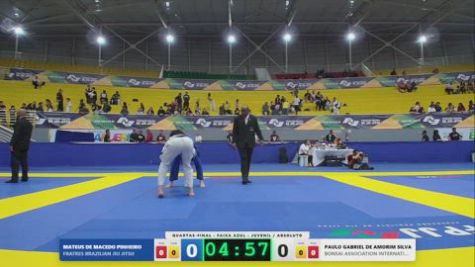 MATEUS DE MACEDO PINHEIRO vs PAULO GABRIEL DE AMORIM SILVA 2026 FPJJ Circuito Paulista GI Etapa 3