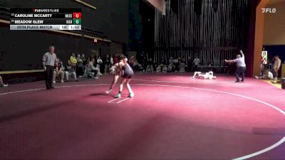 105 lbs 25th Place Match - Caroline McCarty, North Scott vs Meadow Glew, Vinton-Shellsburg