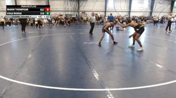 Silver 141 lbs Champ. Round 1 - Makhi Thompson, Rochester Community & Tech. College vs Cole Bozile, St. Cloud State