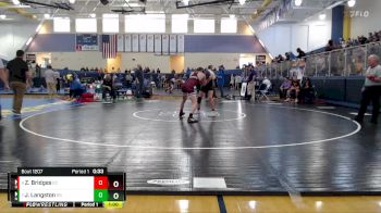 132 lbs Cons. Round 2 - Joshua Langston, Ocean Springs, MS vs Zane Bridges, East Central High School