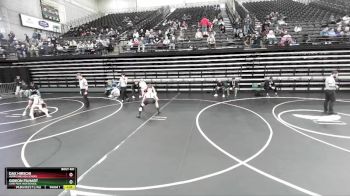 141 lbs Cons. Round 4 - Gideon Filhart, Lone Peak High School vs Dax Hirschi, Hurricane High School